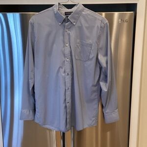 Southern Tide Light Blue Checkered Button-Down Shirt